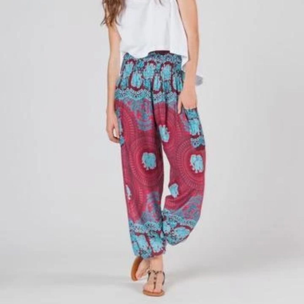 Elephant Boho Pants
